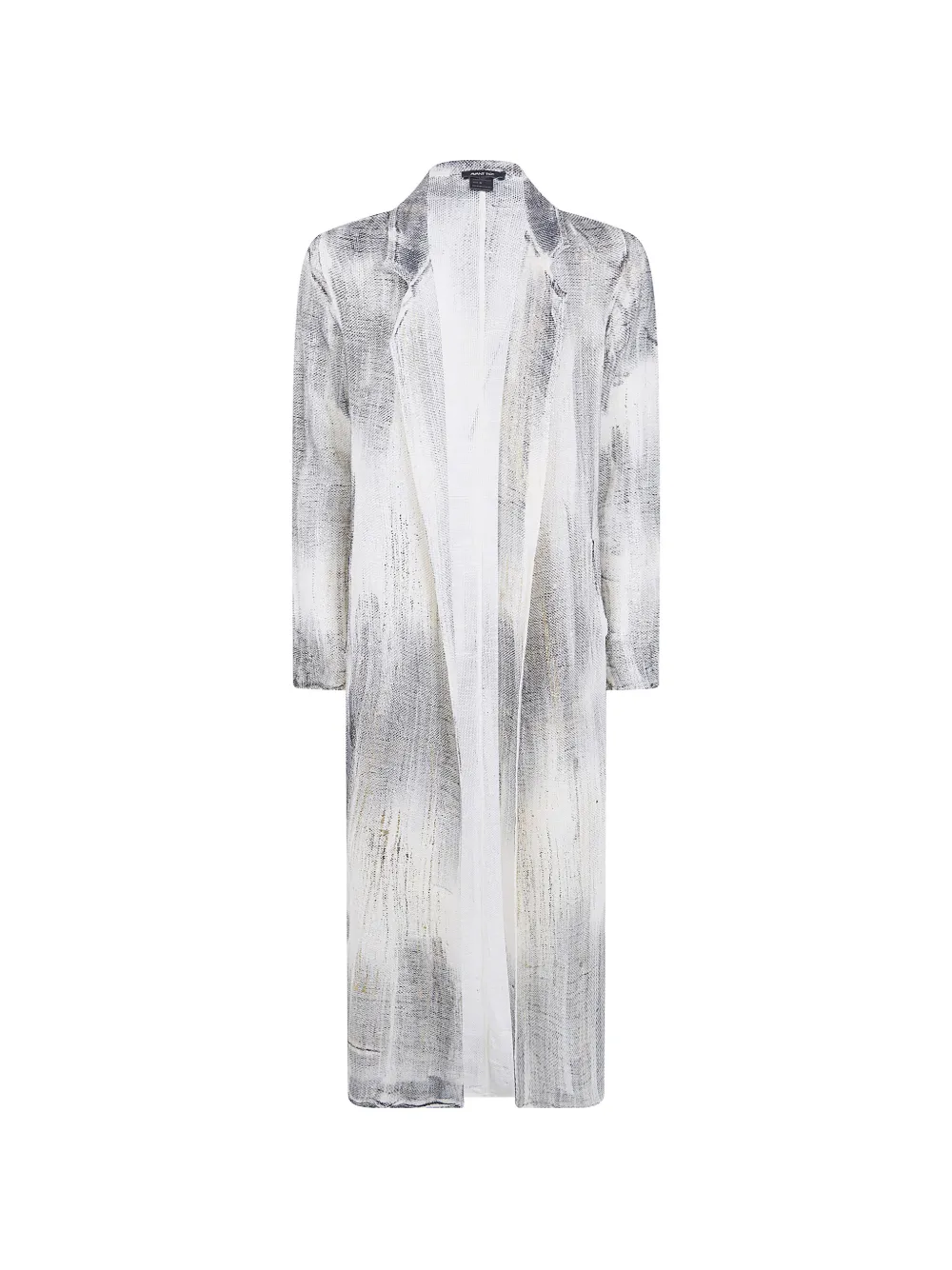 Avant Toi notch-lapel coat - White