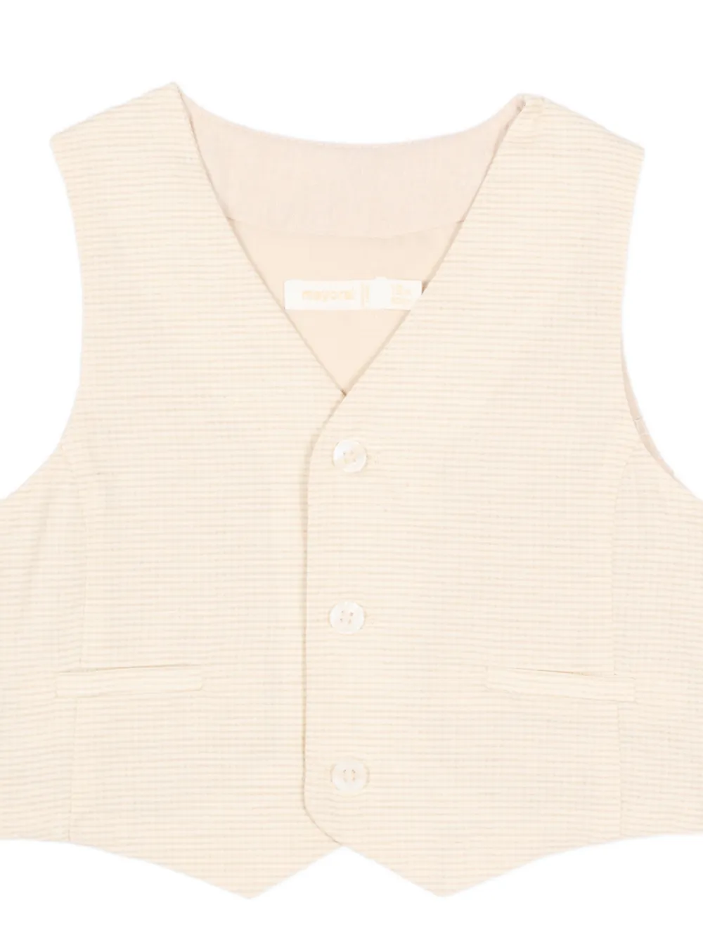  Mayoral Chaleco Con Cuello En V - Neutro 