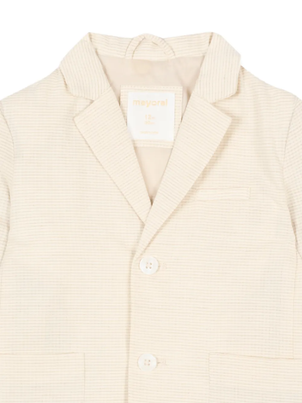  Mayoral Button-up Blazer - Neutrals 