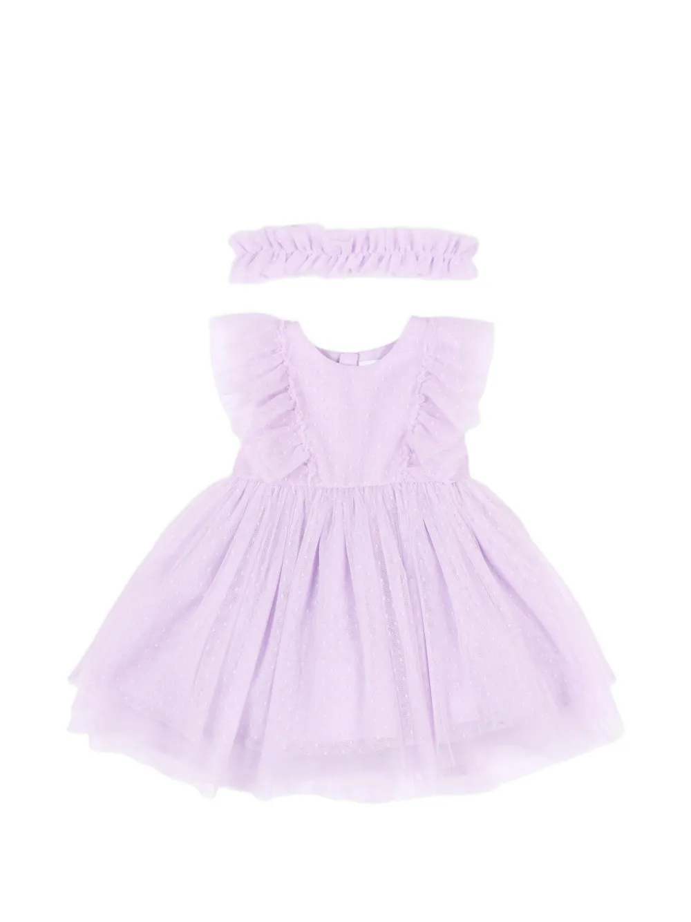 Mayoral polka-dot-pattern dress set - Viola