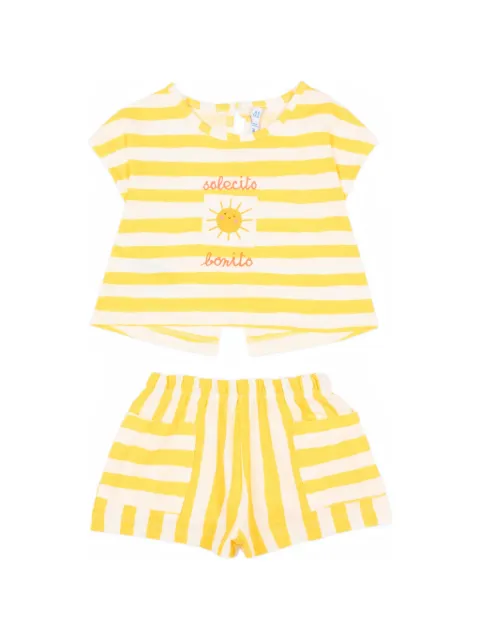 Mayoral striped shorts set