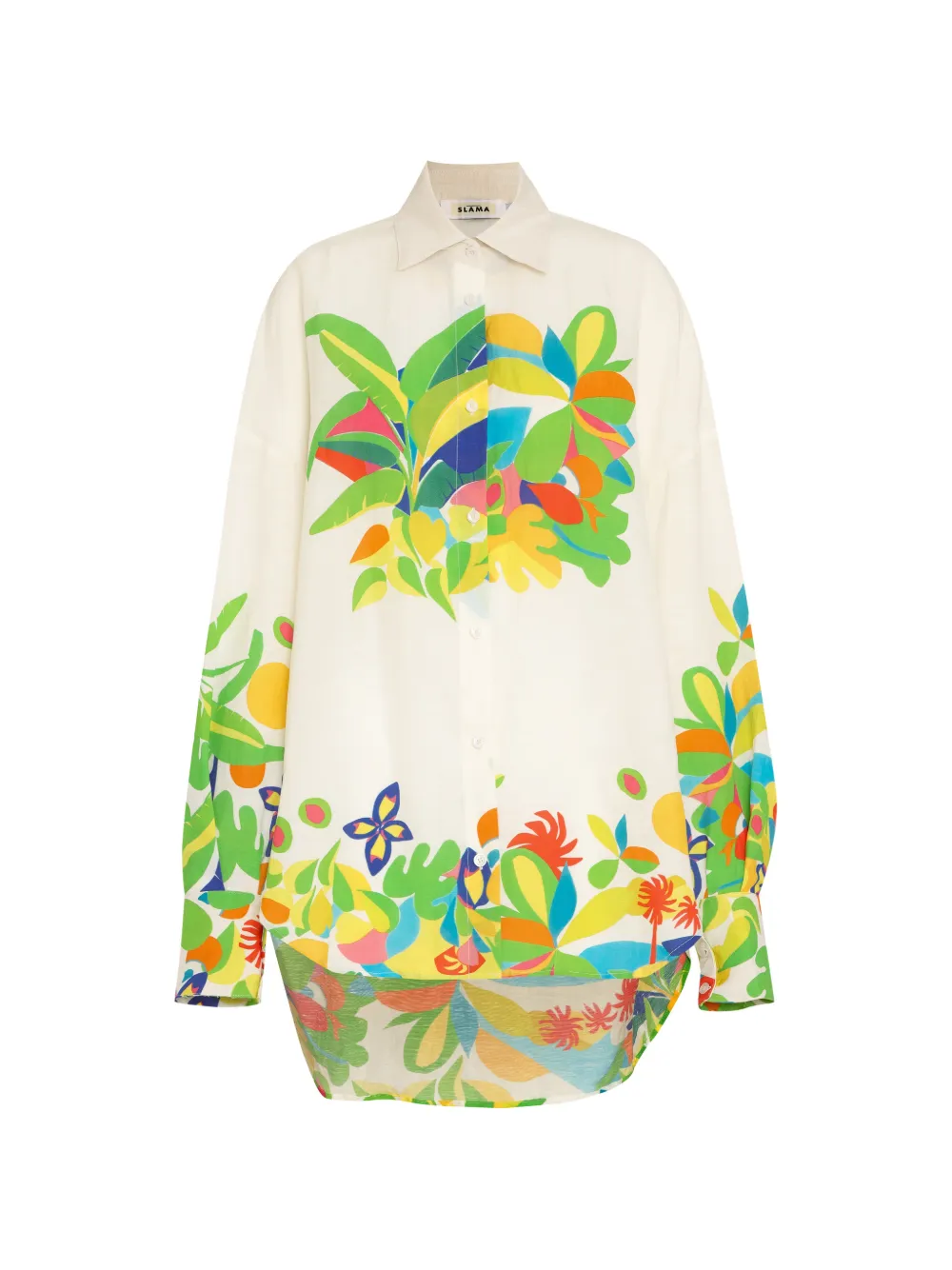 Amir Slama floral shirt - Bianco