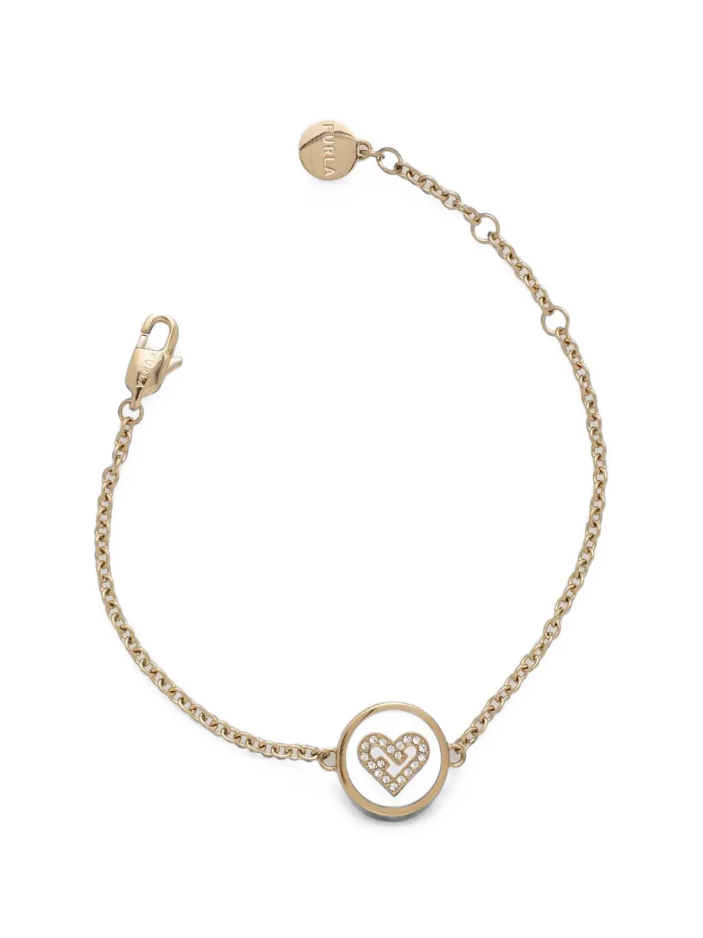 Furla bracelet à breloque cœur - Or Furla bracelet à breloque cœur - Or