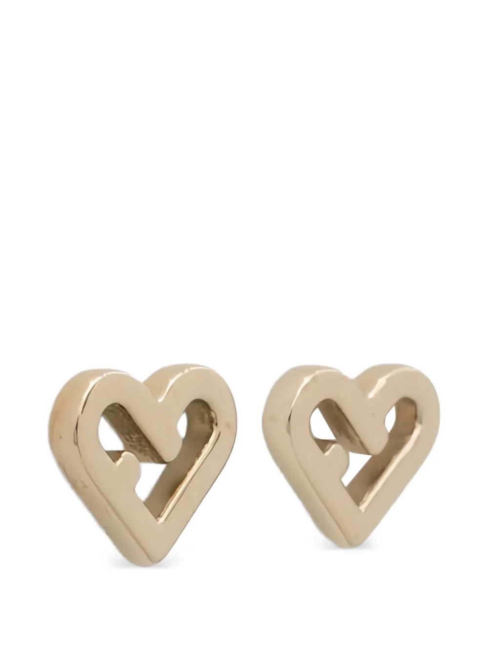 Furla heart stud earrings - Oro