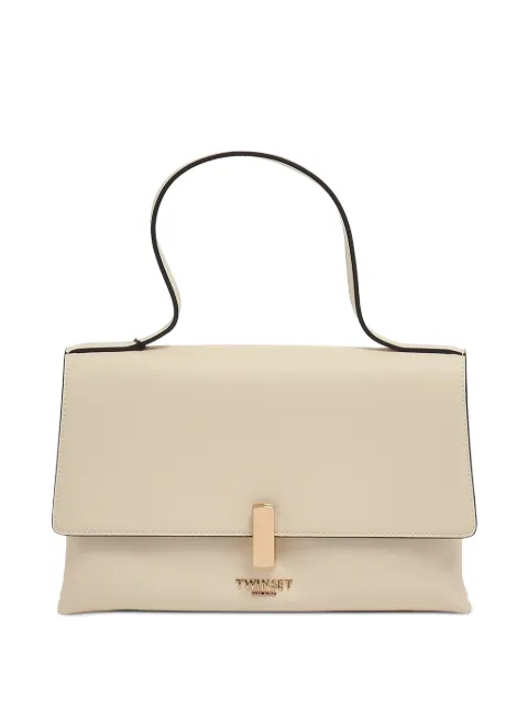 TWINSET logo-plaque foldover clutch bag