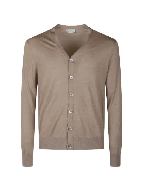 Ballantyne V-neck button-up cardigan