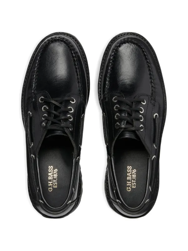 G.H.Bass Ranger Camp Moccasins | Black | FARFETCH JO