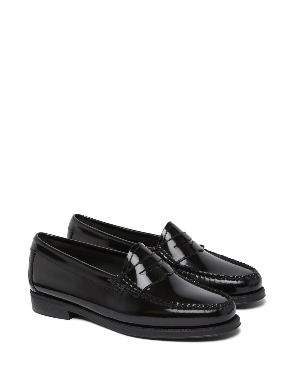 G.H.Bass Easy Weejuns lakleren penny loafers Zwart