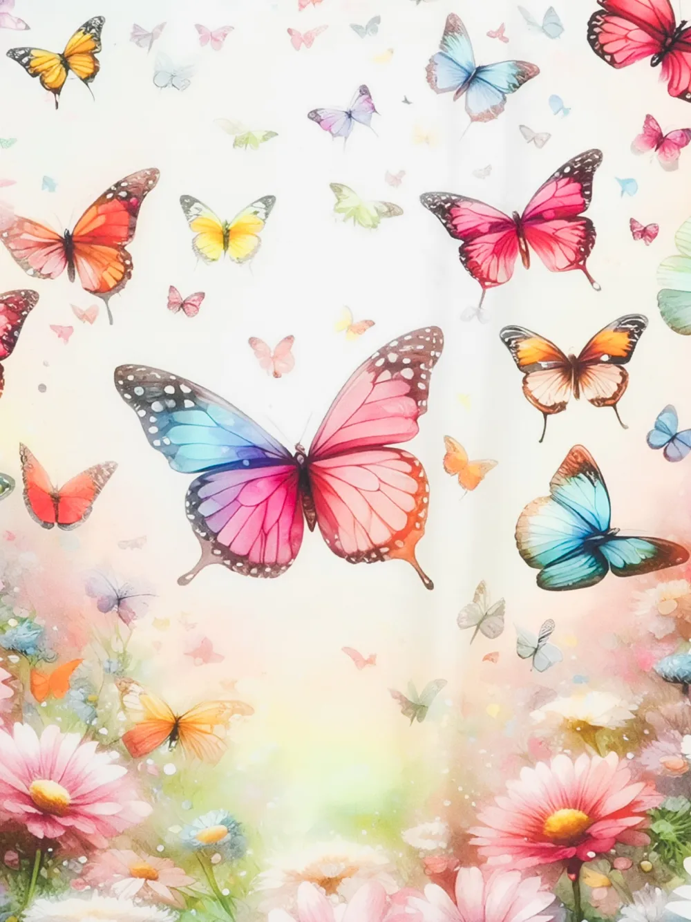  D'aniello Butterfly-print Scarf - Pink 