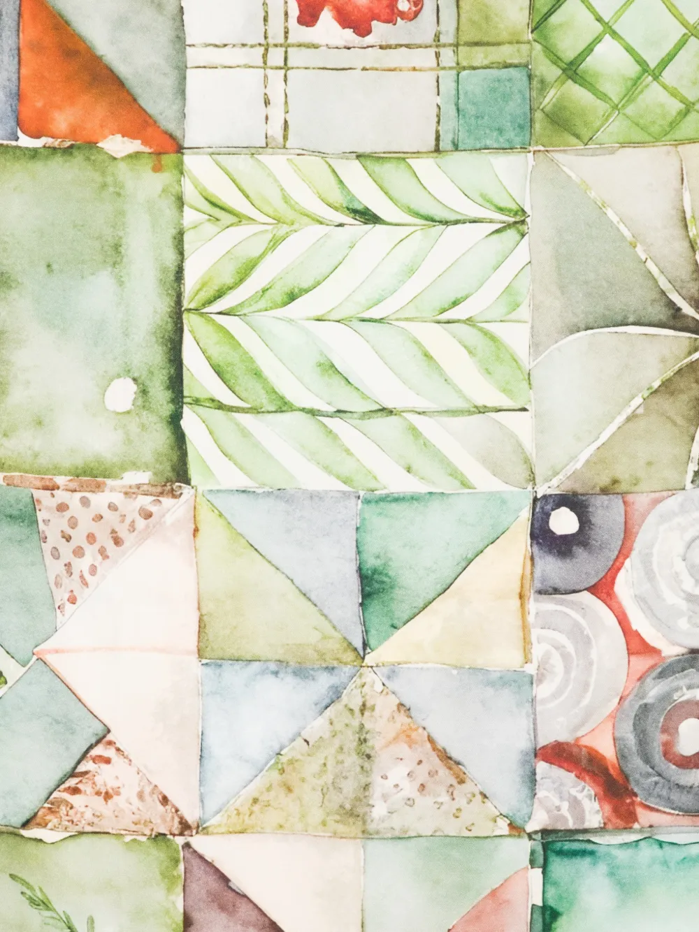  D'aniello Patterned Scarf - Green 