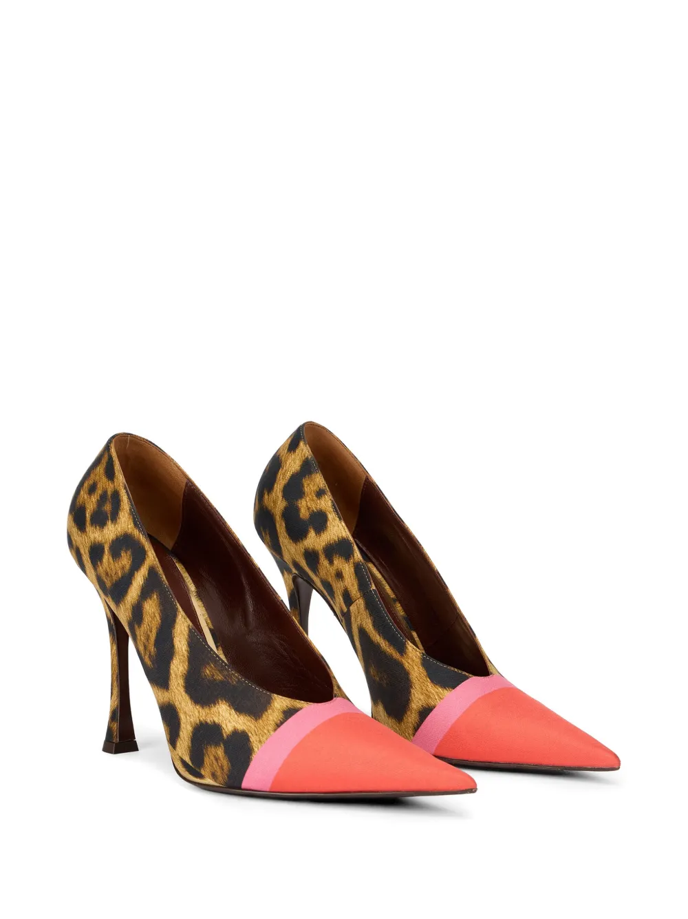 Roberto Cavalli animal-print pointed-toe pumps Bruin