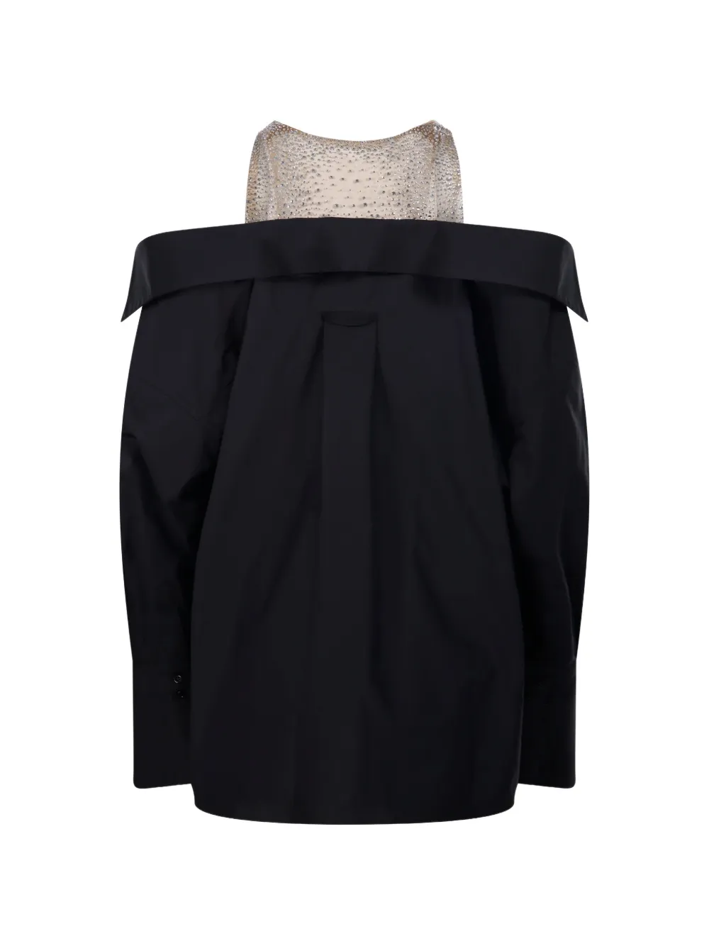  Giuseppe Di Morabito Crystal-embellished Off-shoulder Dress - Black 
