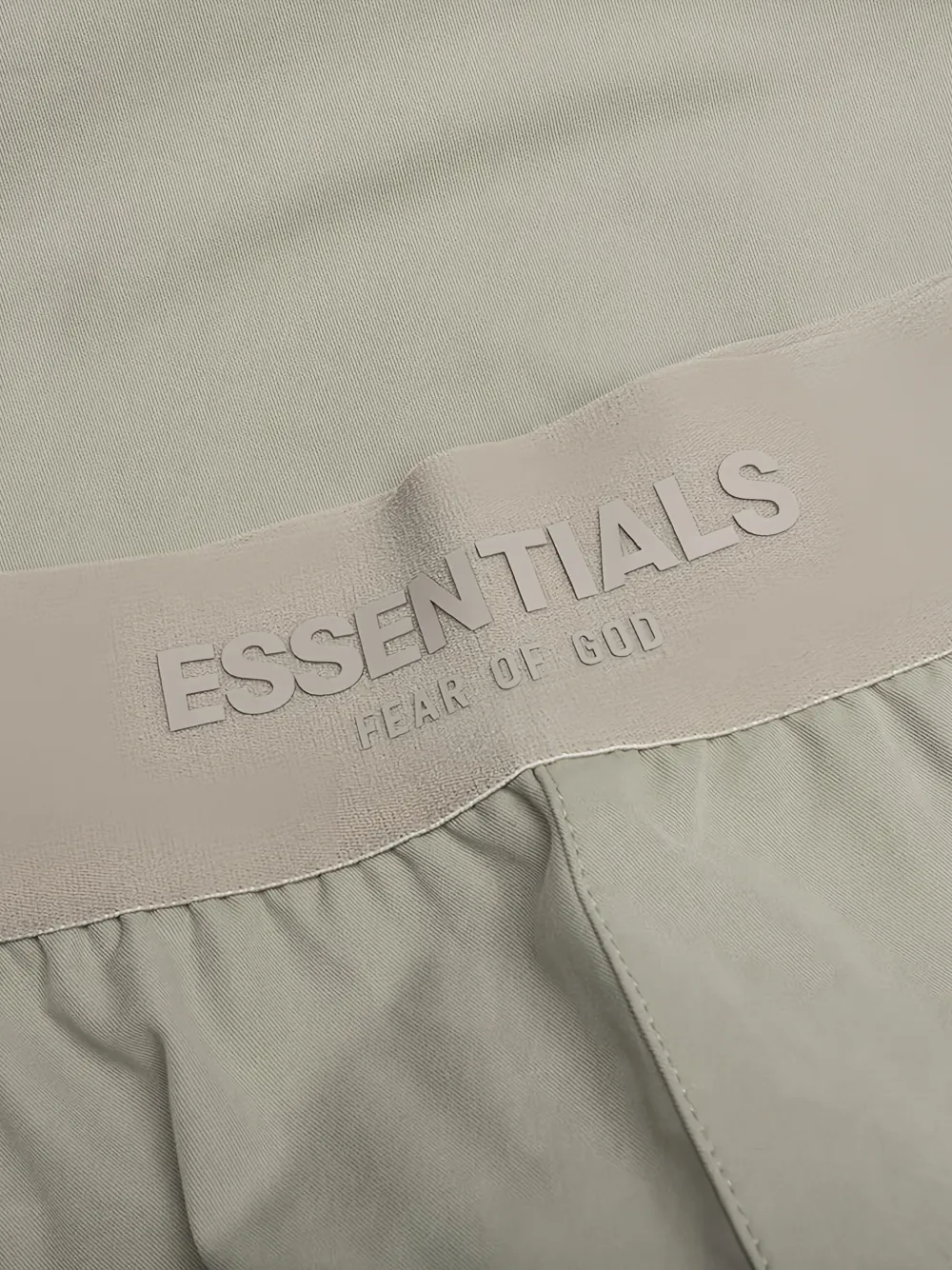  Fear Of God Essentials Cargo Elasticated Trousers - Grey 
