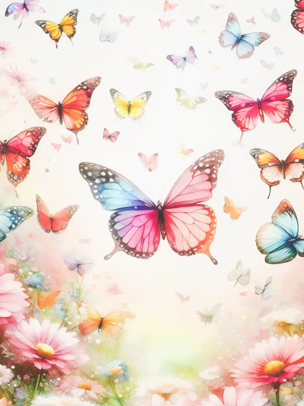  D'aniello Butterfly-print Scarf - Pink 