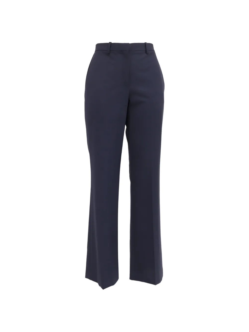 Theory tailored high-rise wool trousers - Blu