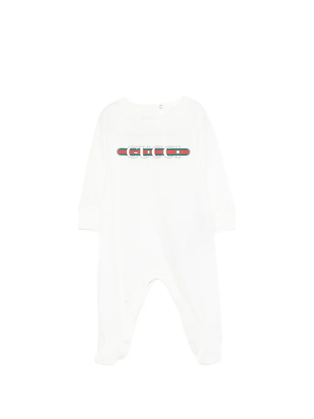 Gucci Kids logo babygrow set - Weiß