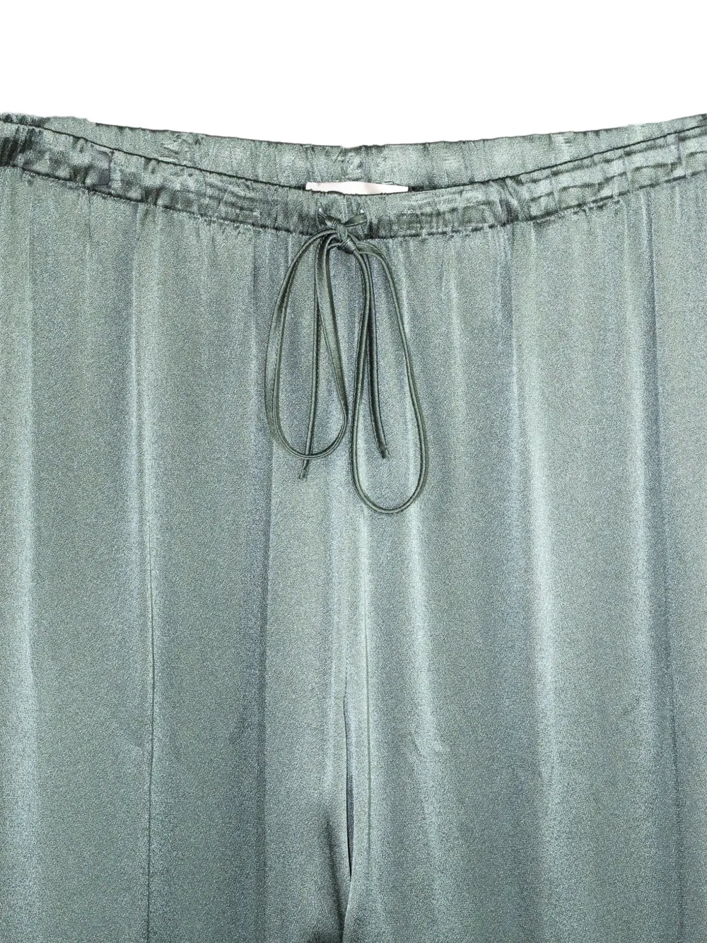 Semicouture Elasticated Drawstring Trousers In Green