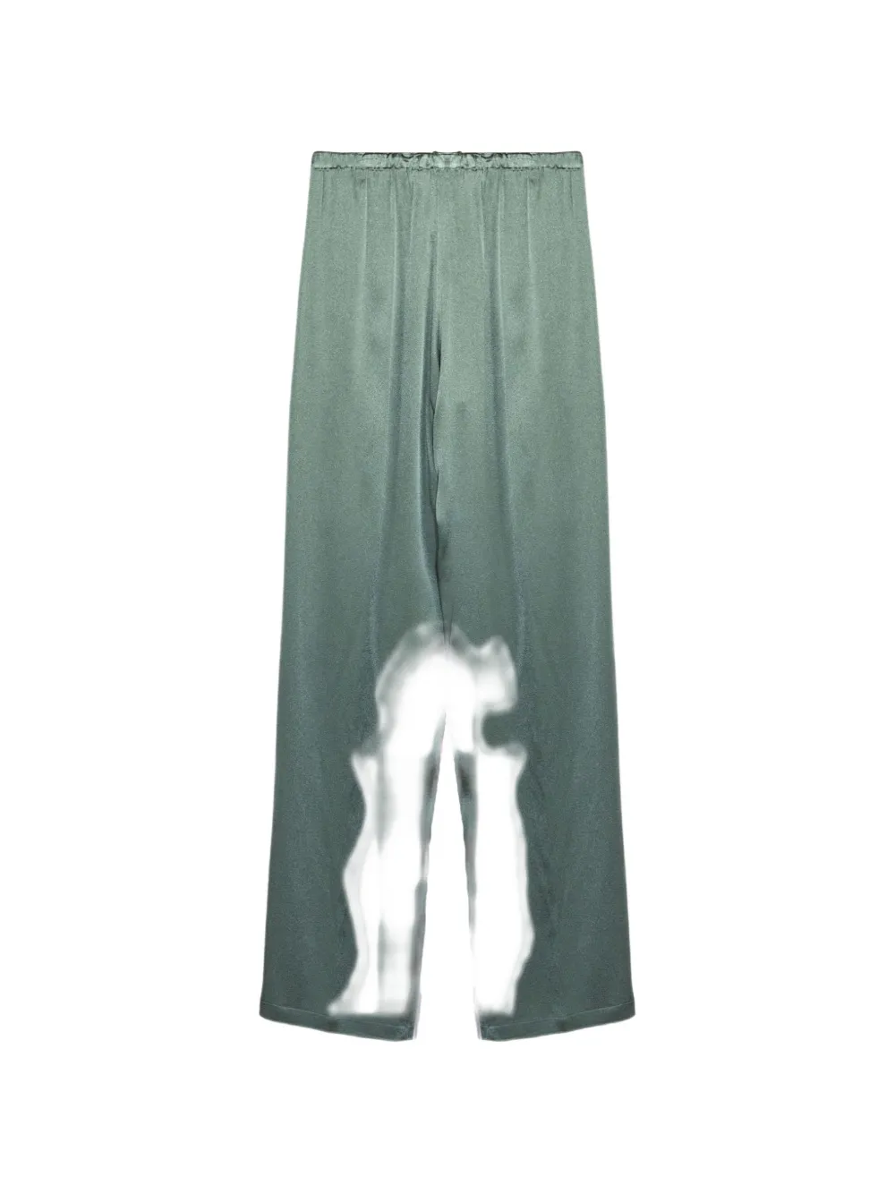 Semicouture Elasticated Drawstring Trousers In Green