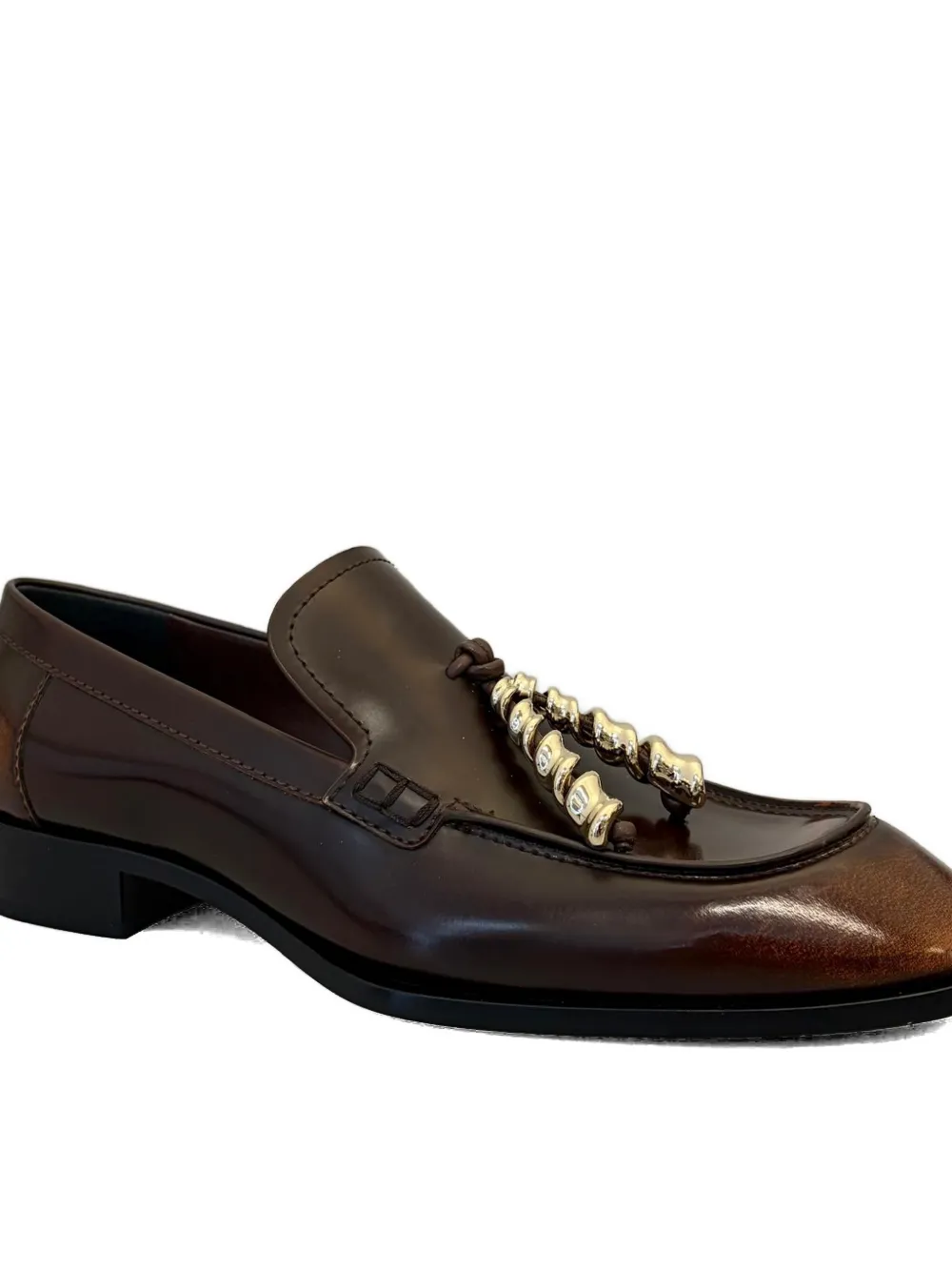 LOEWE Edge loafers met kwastje Bruin