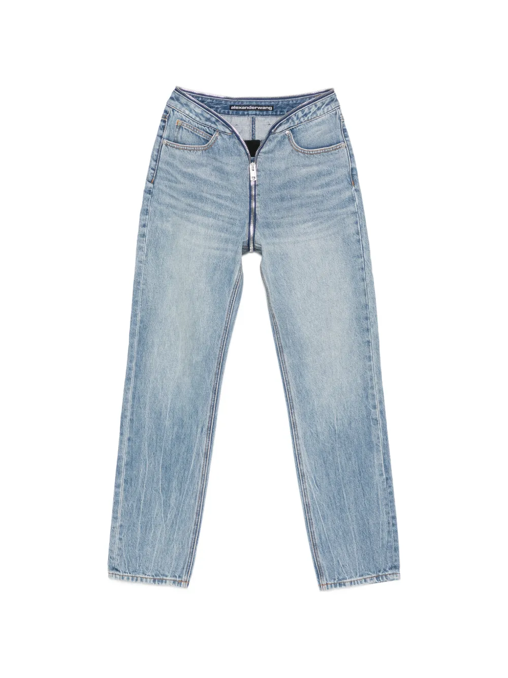 Alexander Wang zip jeans - Blau