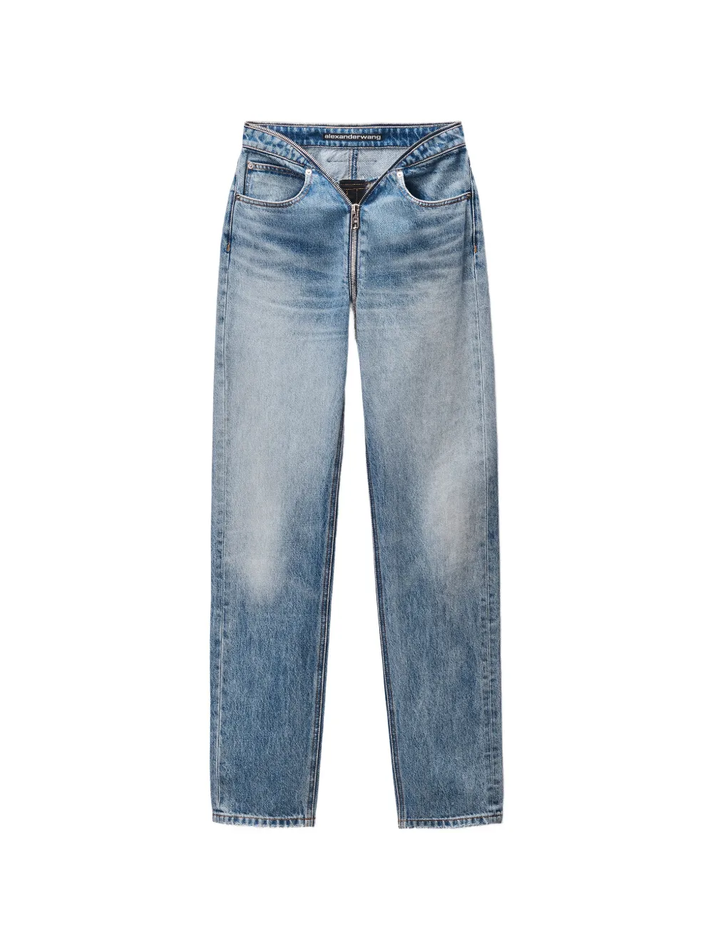 Alexander Wang zip jeans - Blu