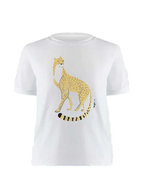 Track & Field Camiseta com estampa de chita