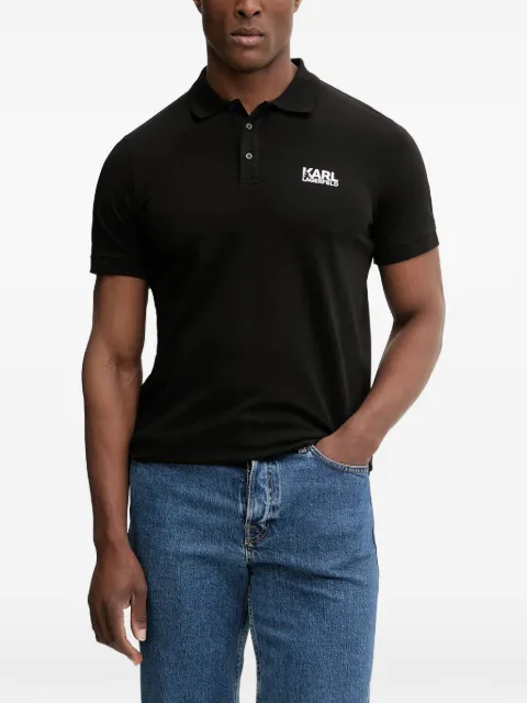 Karl Lagerfeld logo polo shirt