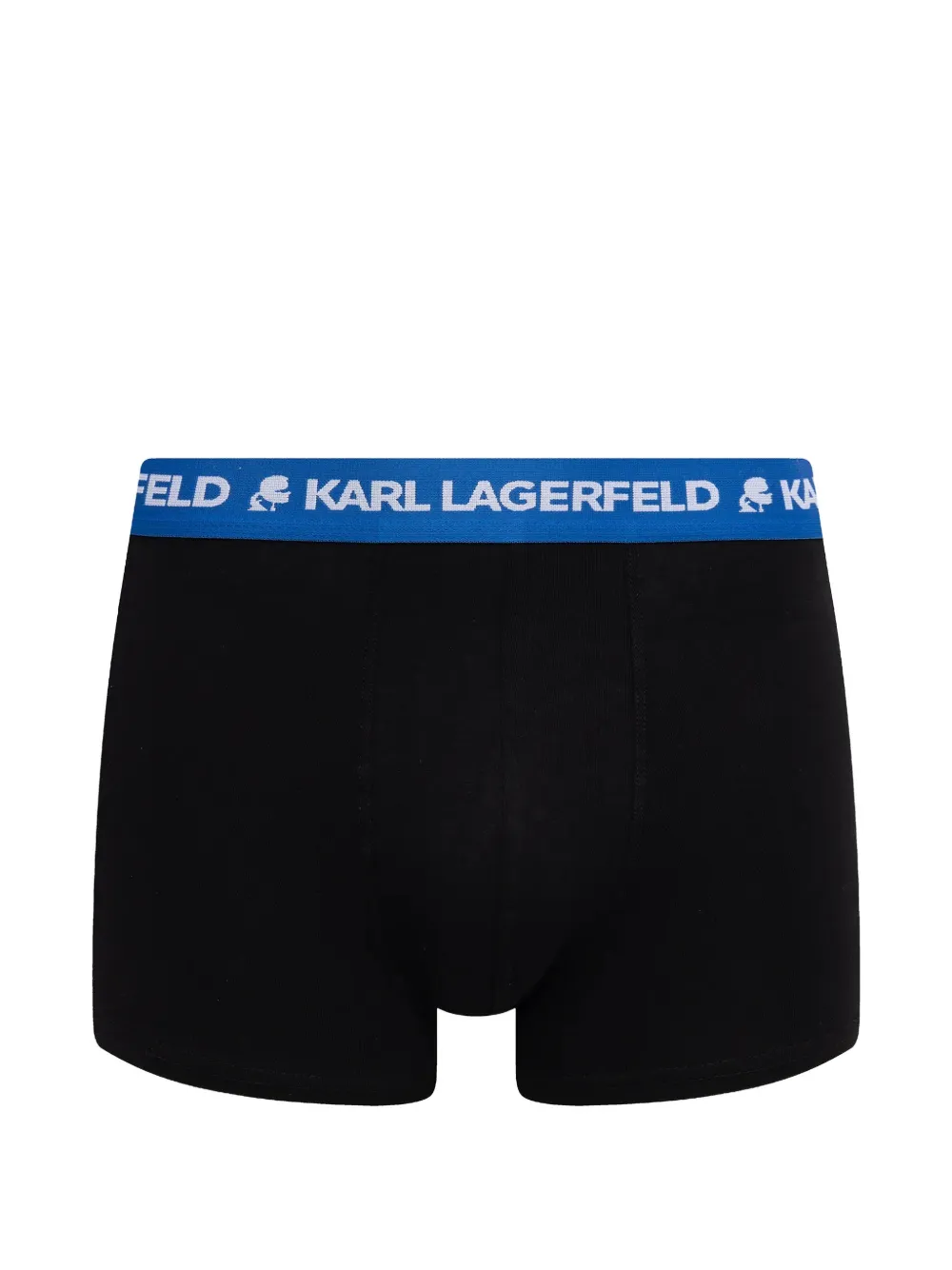 Karl Lagerfeld Vijf boxershorts met logoband Zwart