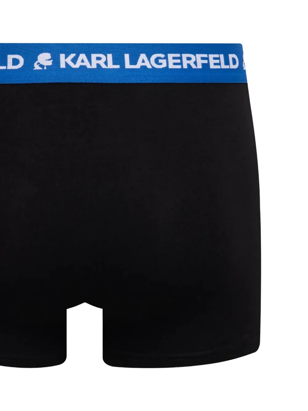 Karl Lagerfeld Vijf boxershorts met logoband Zwart