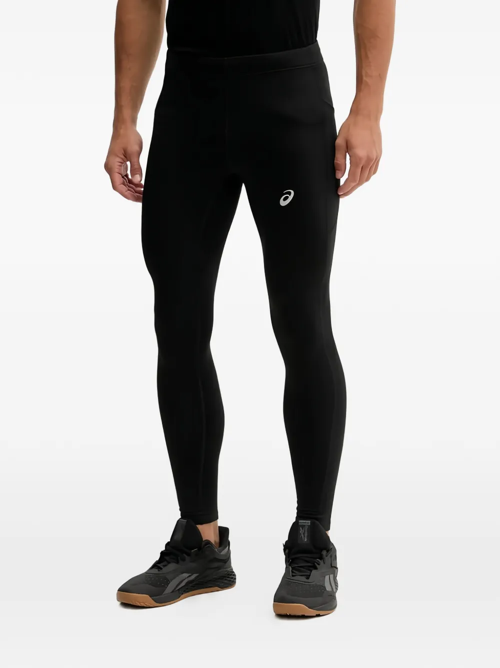 ASICS logo-detail leggings - Black