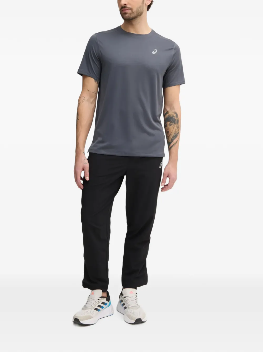 ASICS Core elastische trainingsbroek met logo Zwart