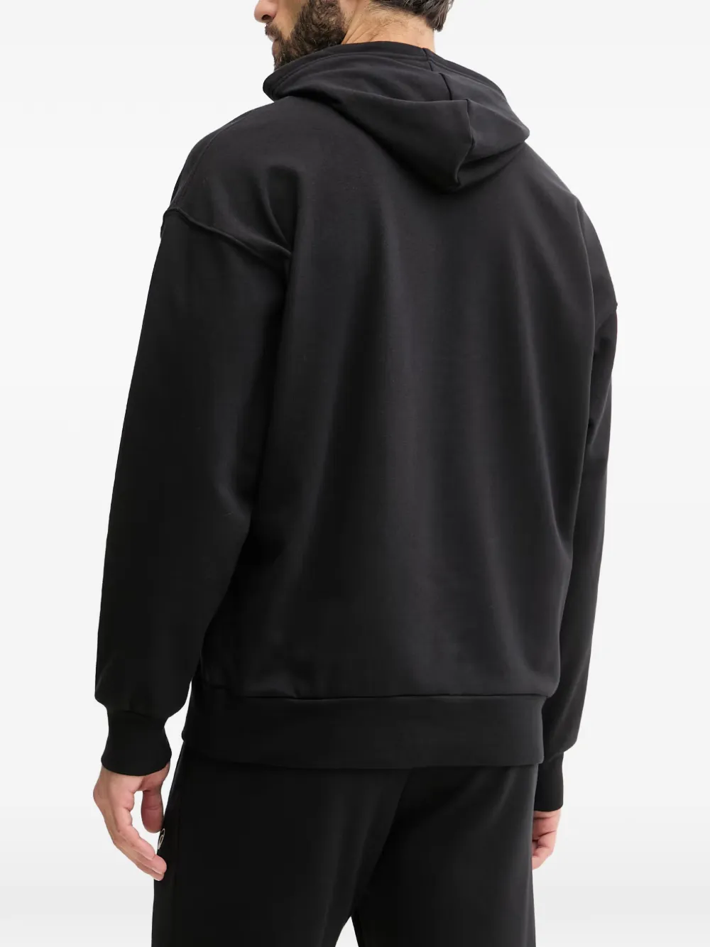 ASICS Hoodie met logoprint en trekkoord Zwart