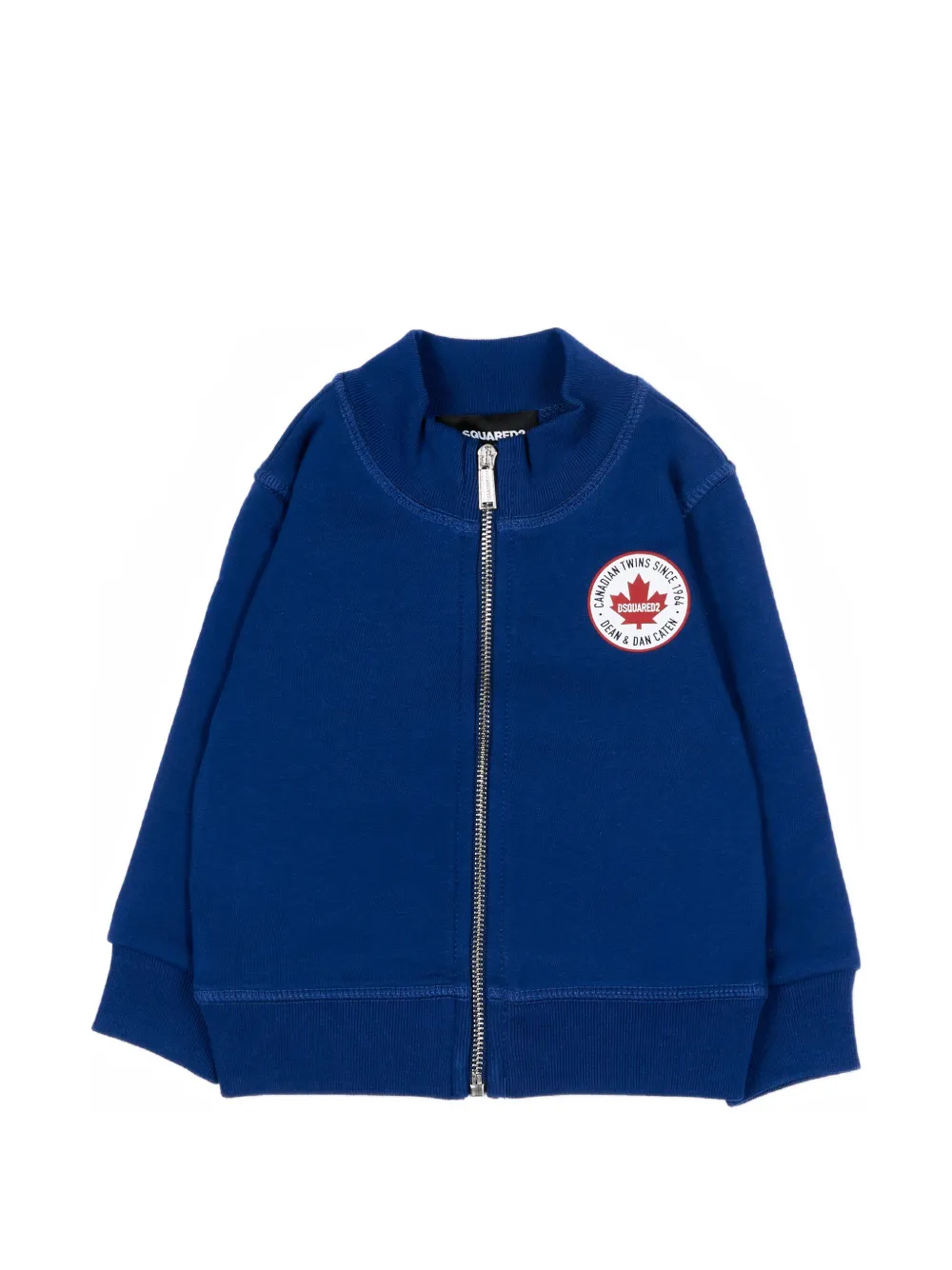 DSQUARED2 KIDS zip-up sweatshirt - Blu