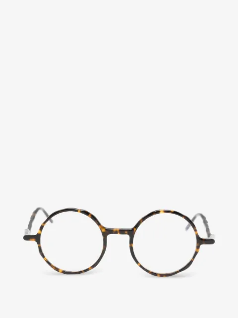 Kuboraum round frame glasses