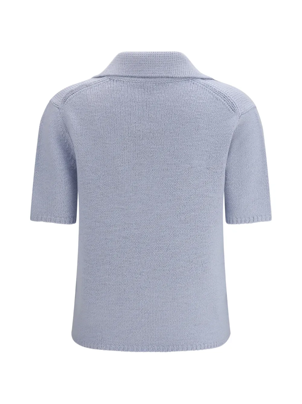 Gabriela Hearst Sohan trui met V-hals en korte mouwen Blauw