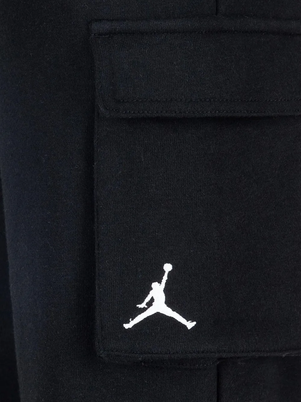 Jordan Kids Y2K fleece cargo broek Zwart