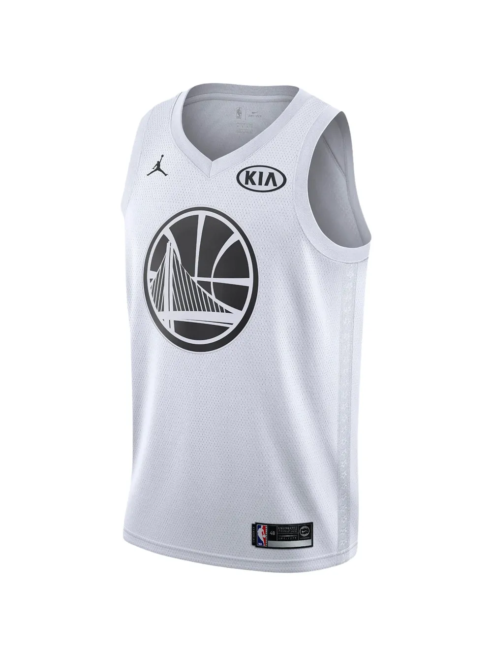 Jordan Kids x Golden State Warriors 2018 All-Star jersey - Bianco