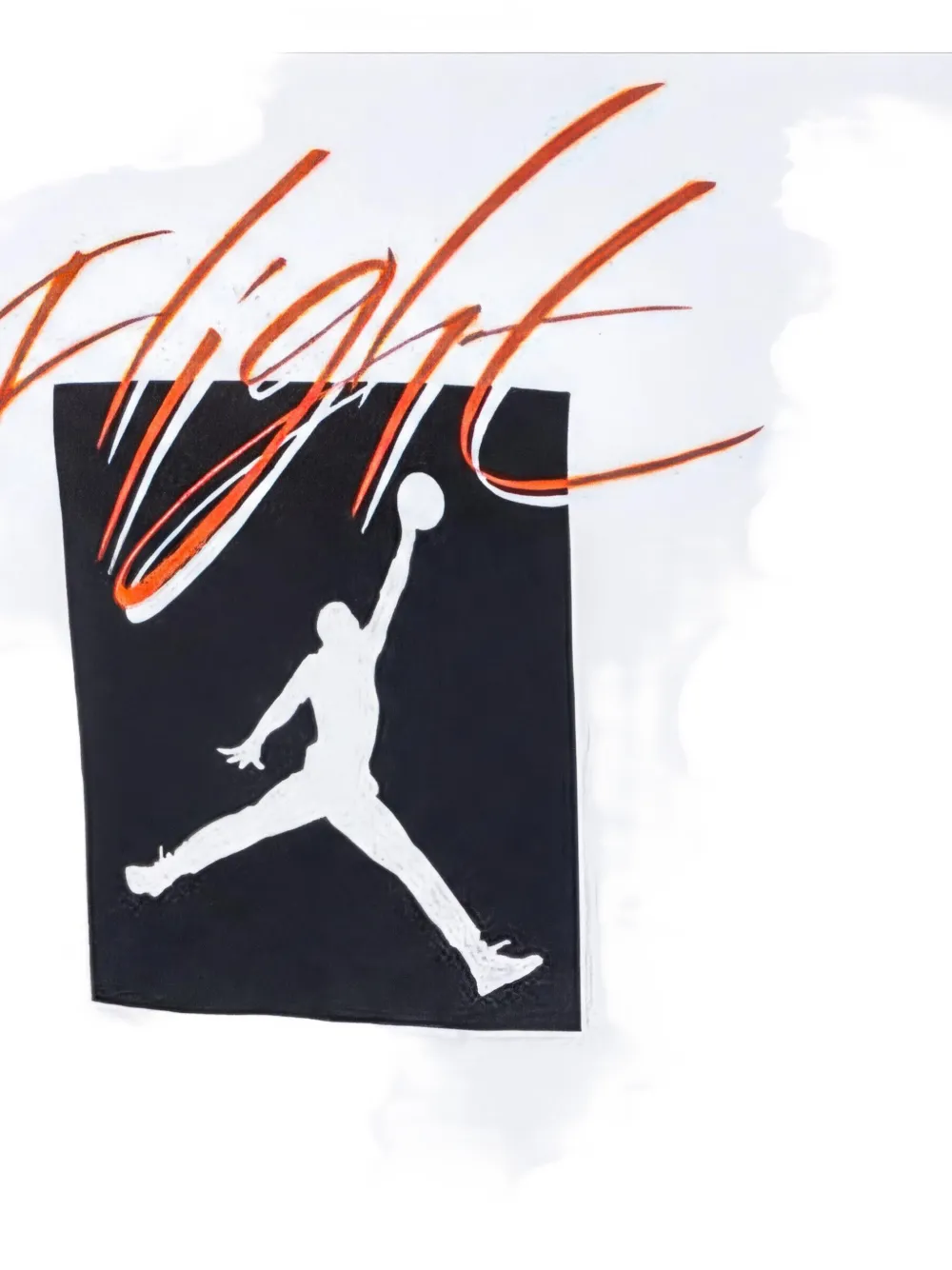 조던 logo-print T-shirt AT8958100