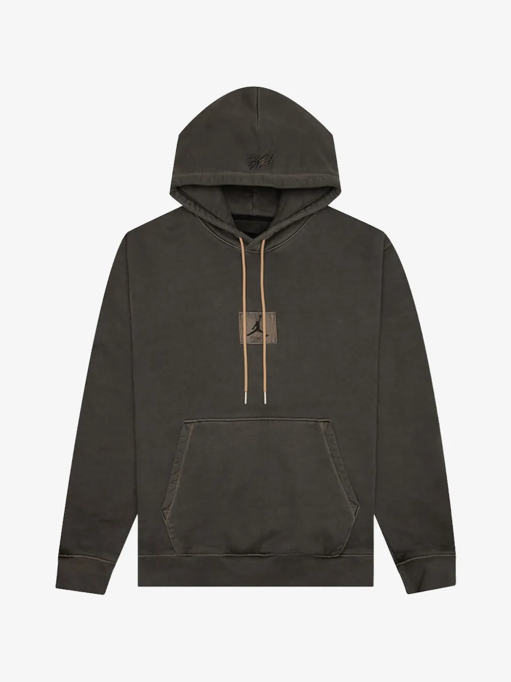 Jordan logo-patch hoodie | Black | Image 1