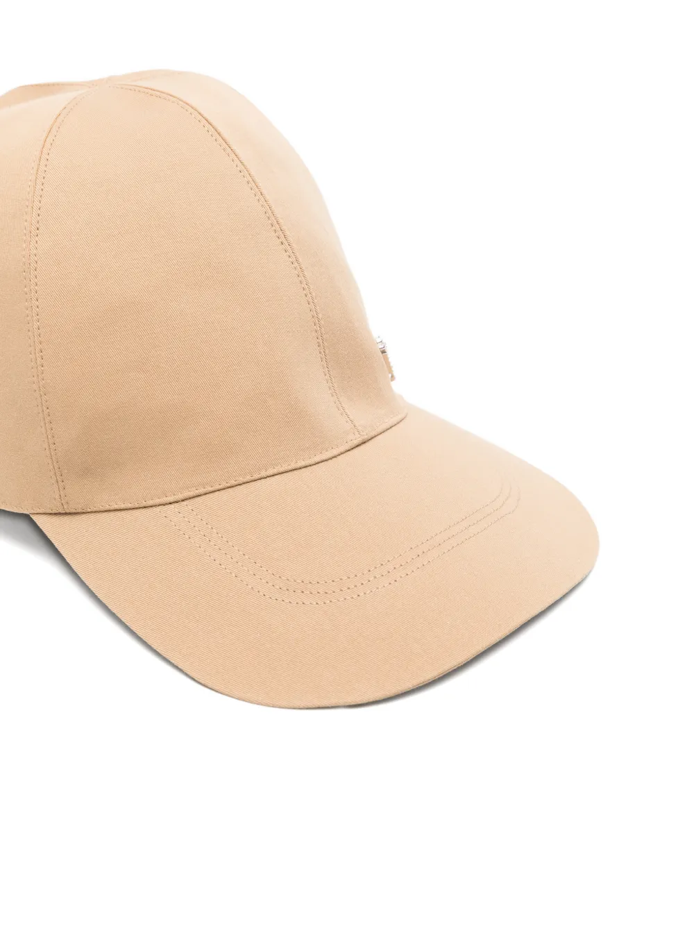  Yvmin Hair-tie Logo-applique Baseball Cap - Neutrals 