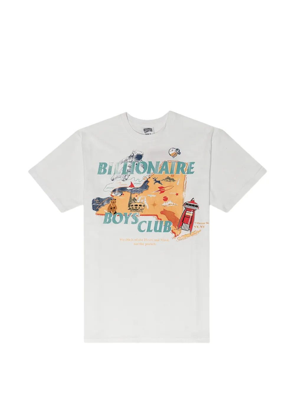 Billionaire Boys Club New York graphic-print T-shirt - Bianco