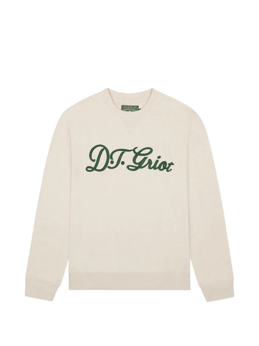 Denim Tears Griot crew-neck sweatshirt - Toni neutri