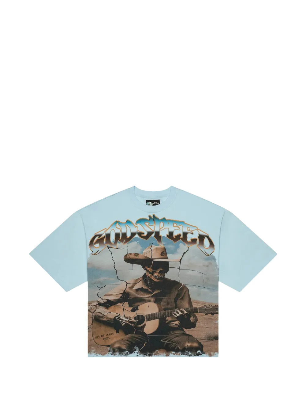 GODSPEED graphic-print T-shirt - Blu