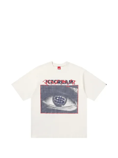 ICECREAM eye-print T-shirt