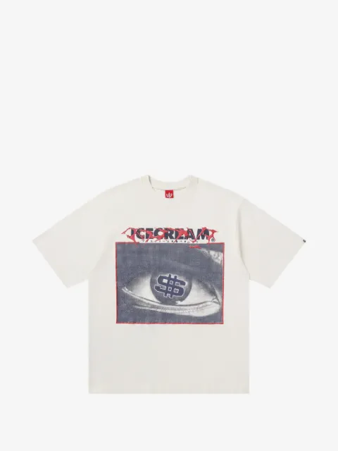 ICECREAM eye-print T-shirt