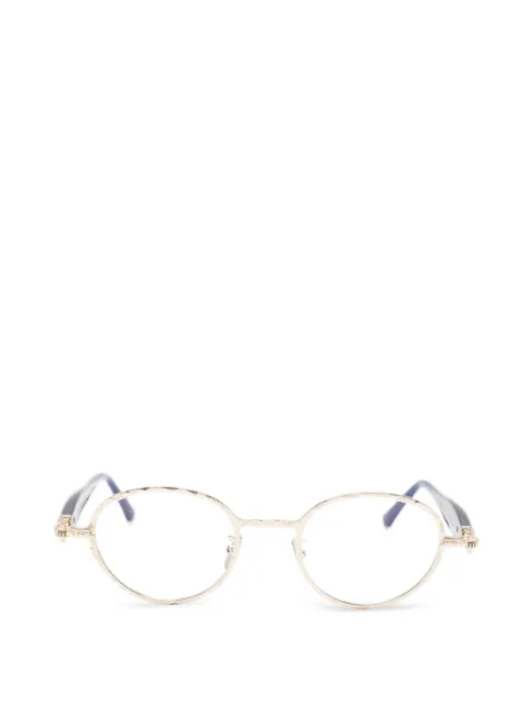 Kuboraum round frame glasses