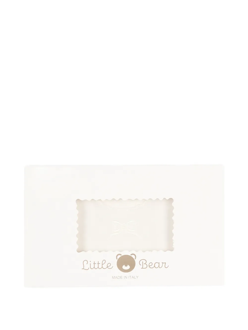 Little Bear Hemd mit Schleifenstickerei - Weiß