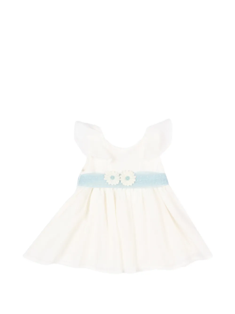 Mayoral floral-appliqué dress - Toni neutri