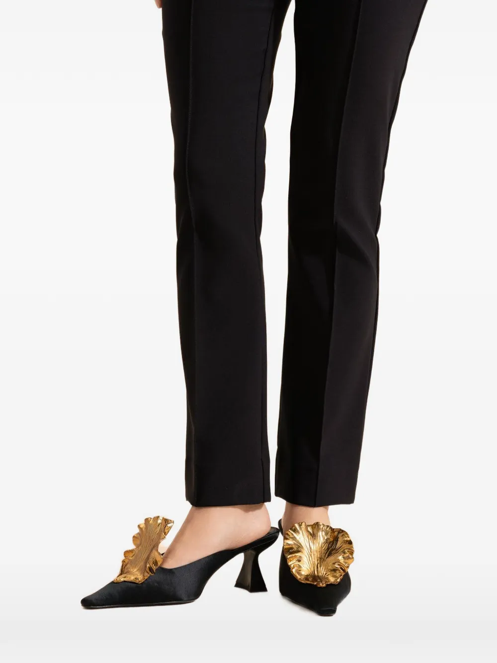 Cult Gaia Irina heeled mules Zwart