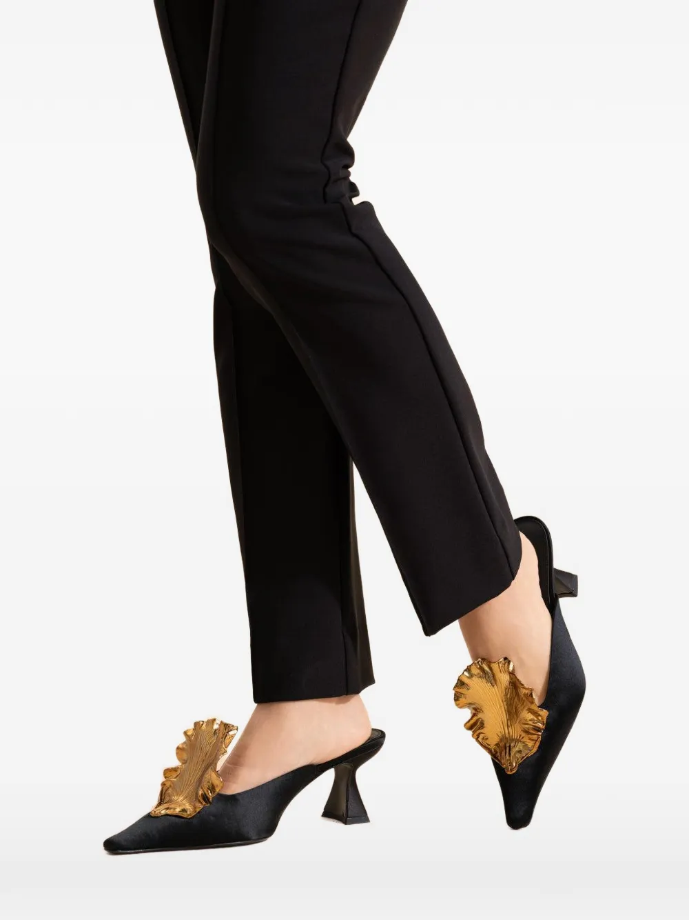 Cult Gaia Irina heeled mules Zwart